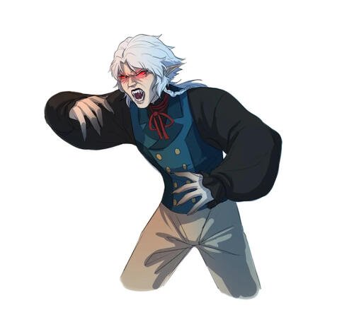 Vampire Elf Attack Pose Vampire Elf Attack Pose