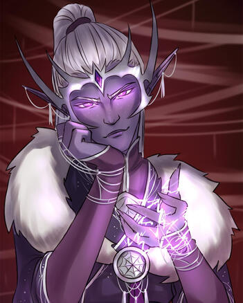 DnD Drow Ponytail Magic