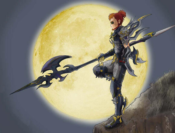 DnD Eyepatch Knight Spear DnD Eyepatch Knight Spear