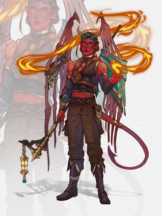 DnD Tiefling Character